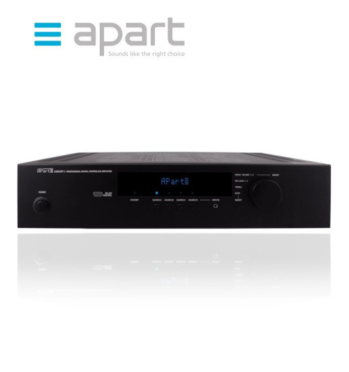 Zestaw nagłośnienowy APART AUDIO SHOPSETI - 4x CM4 + 2x CMSUB8 + wzmacniacz Concept1