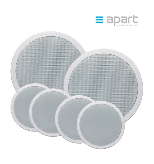 Zestaw nagłośnienowy APART AUDIO SHOPSETI - 4x CM4 + 2x CMSUB8 + wzmacniacz Concept1