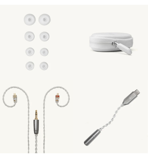 Meze ALBA - Profesjonalne słuchawki dokanałowe + adapter DAC/AMP USB-C