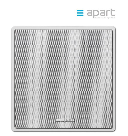 Dwudrożny głośnik kwadratowy Hi-End ścienny/sufitowy do zabudowy APART CMSQ108