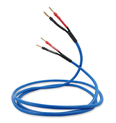 Melodika SBSC1515 Sky Blue - Komplet konfekcjonowanych kabli głośnikowych 2x1,5mm2 OFC 4N z Solid Grip 2x 1,5m