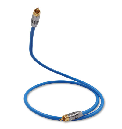 Melodika SBSW250 Sky Blue - Kabel subwooferowy RCA - RCA 25m