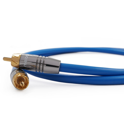 Melodika SBSW30 Sky Blue - Kabel subwooferowy RCA - RCA 3m