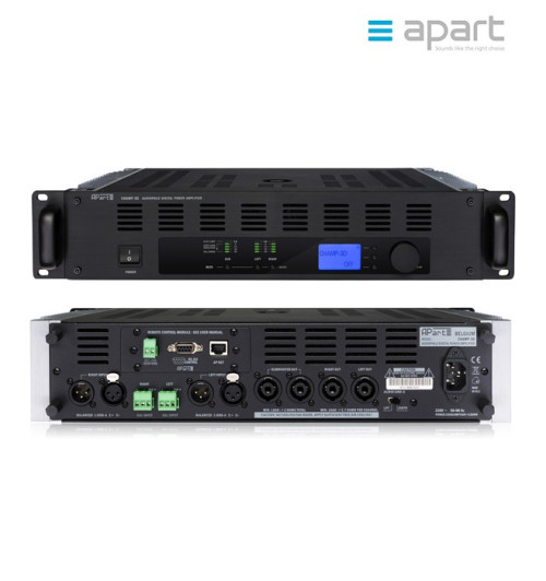 Biamp CHAMP-3D - Programowalny wzmacniacz cyfrowy 3-kanałowy