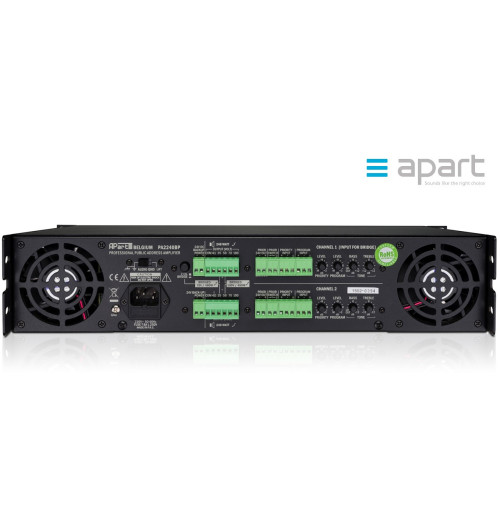 Biamp PA2240BP - Profesjonalny wzmacniacz cyfrowy