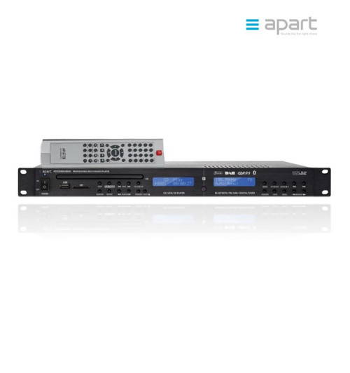 Biamp PCR3000RMKIII - odtwarzacz CD/DVD/MP3/SD/USB/BT/FM