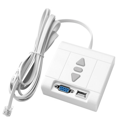 Przełącznik ścienny klawiszowy ze złączem RS484/232 dla ekranów projekcyjnych Suprema