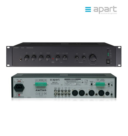 Wzmacniacz miksujący 100V APART Audio MA125