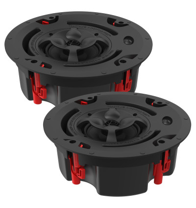 Klipsch PIC-525-T-SC Pro In-Ceiling - Zestaw profesjonalnych głośników instalacyjnych sufitowych - 2 sztuki