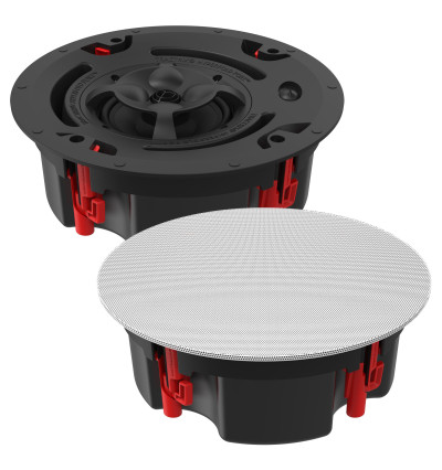 Klipsch PIC-525-T-SC Pro In-Ceiling - Zestaw profesjonalnych głośników instalacyjnych sufitowych - 2 sztuki