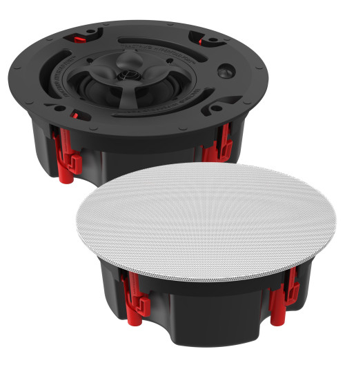 Klipsch PIC-525-T-SC Pro In-Ceiling - Zestaw profesjonalnych głośników instalacyjnych sufitowych - 2 sztuki