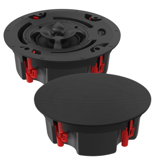 Klipsch PIC-525-T-SC Pro In-Ceiling - Zestaw profesjonalnych głośników instalacyjnych sufitowych - 2 sztuki