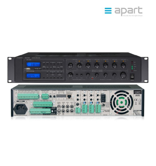 Biamp MA247MR 100V - Wzmacniacz miksujący AM/FM/MP3/USB/SD