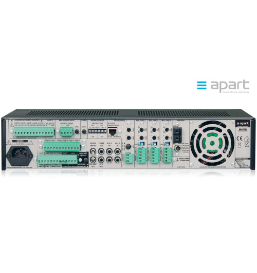 Biamp MA247MR 100V - Wzmacniacz miksujący AM/FM/MP3/USB/SD