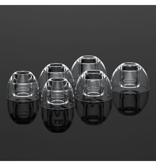 FiiO HS20 Eartips Clear - Zestaw silikonowych końcówek / nakładek do słuchawek dokanałowych