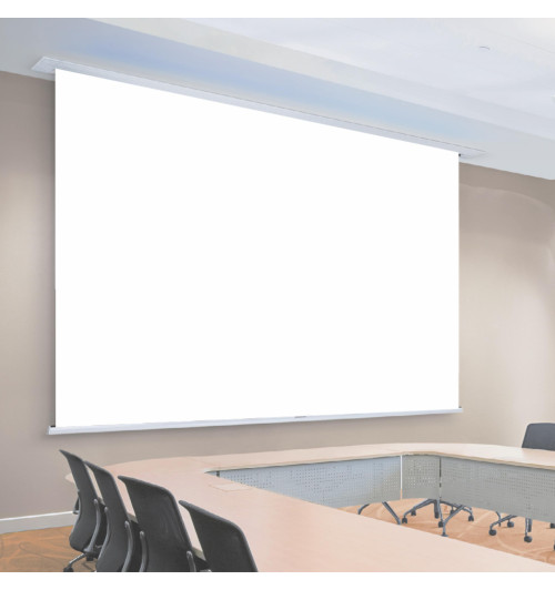 Suprema Polaris Pro White v3 4:3 200x150cm Matt White HD - Ekran projekcyjny z napędem elektrycznym