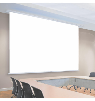 Suprema Polaris Pro White v3 4:3 240x180cm Matt White HD - Ekran projekcyjny z napędem elektrycznym