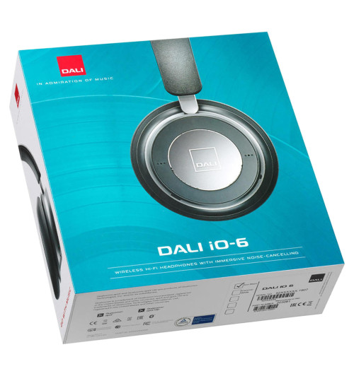 Dali iO-6 - Wokółuszne słuchawki bezprzewodowe Hi-Fi Bluetooth 5.0 z ANC