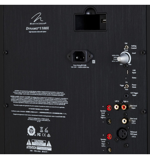 MartinLogan Dynamo 1100X - Subwoofer aktywny 12"
