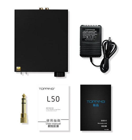 Topping L50 - Biurkowy wzmacniacz słuchawkowy NFCA Hi-Res