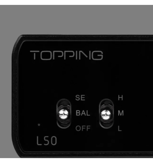 Topping L50 - Biurkowy wzmacniacz słuchawkowy NFCA Hi-Res