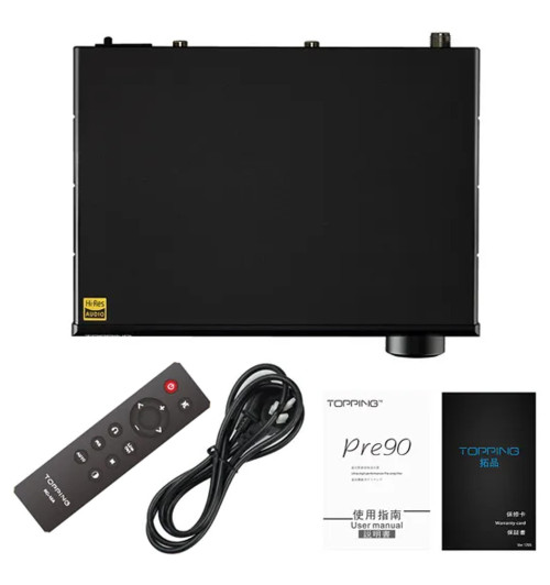 Topping PRE90 - Profesjonalny przedwzmacniacz stereo Hi-Res NFCA