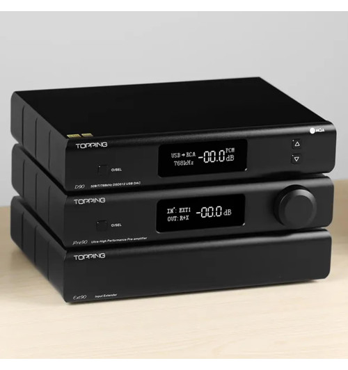 Topping PRE90 - Profesjonalny przedwzmacniacz stereo Hi-Res NFCA