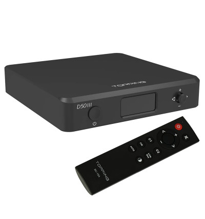Topping D50 III - Przetwornik cyfrowo-analogowy DAC Hi-Res z Bluetooth 5.1