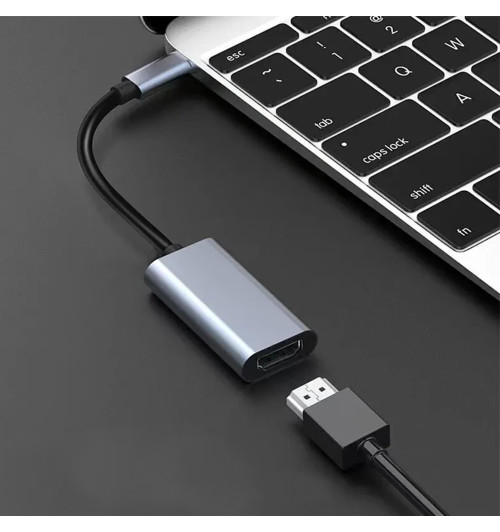 Konwerter adapter USB 3.1 typ C do HDMI 4K - WireWay WW410214