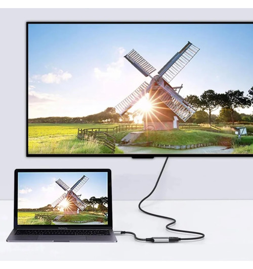 Konwerter adapter USB 3.1 typ C do HDMI 4K - WireWay WW410214