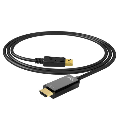 Kabel DisplayPort 1.1a / 1.2 do HDMI 4K UHD WireWay WW342118 1.8m