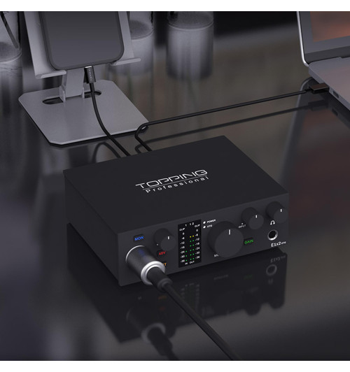 Topping E1x2 OTG - Profesjonalny interfejs USB Audio