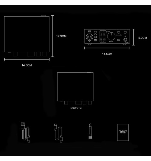 Topping E1x2 OTG - Profesjonalny interfejs USB Audio