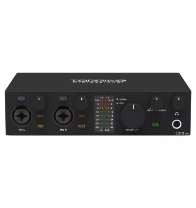 Topping E2x2 OTG - Profesjonalny interfejs USB Audio