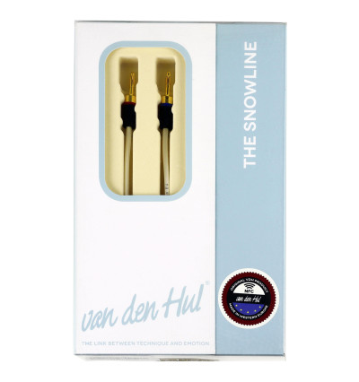 Van den Hul The Snowline - Komplet konfekcjonowanych kabli głośnikowych OFC 2x1.97mm2 - 2 x 2,5m