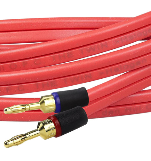 Van den Hul The Twin Red - Komplet konfekcjonowanych kabli głośnikowych OFC AWG 16 - 2 x 2,5m