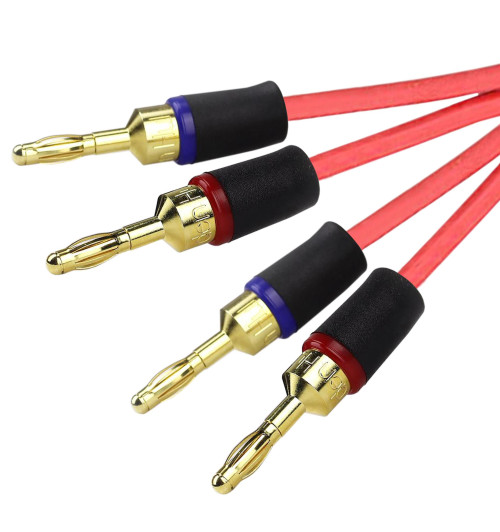 Van den Hul The Twin Red - Komplet konfekcjonowanych kabli głośnikowych OFC AWG 16 - 2 x 3m