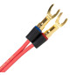 Van den Hul The Twin Red Spades - Komplet konfekcjonowanych kabli głośnikowych OFC AWG 16 - 2 x 3m