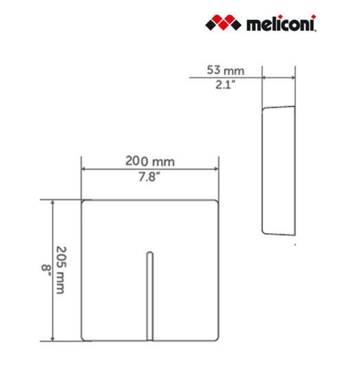MELICONI GHOST CUBES - MASKOWNICE DO KABLI (2 sztuki)