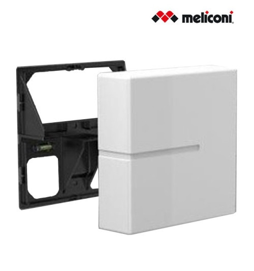 Meliconi Ghost Cubes - maskownice do kabli (2 sztuki) + szklana półka