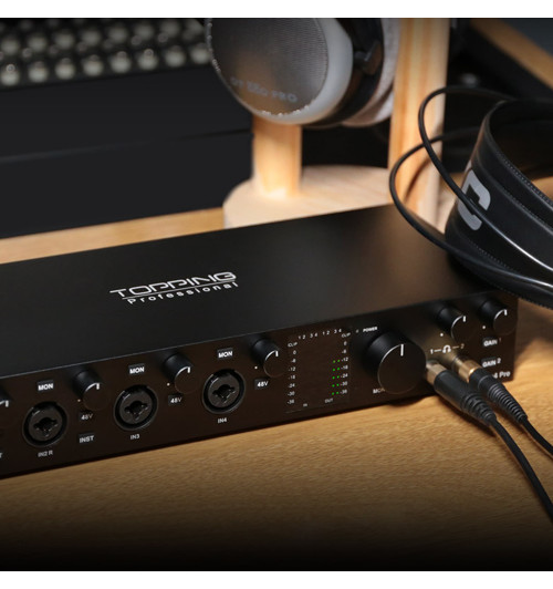 Topping E4x4 Pre - Profesjonalny studyjny interfejs USB audio