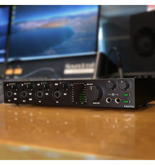 Topping E4x4 Pre - Profesjonalny studyjny interfejs USB audio