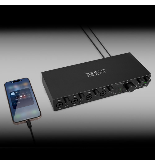 Topping E4x4 Pre - Profesjonalny studyjny interfejs USB audio
