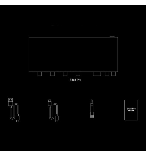 Topping E4x4 Pre - Profesjonalny studyjny interfejs USB audio