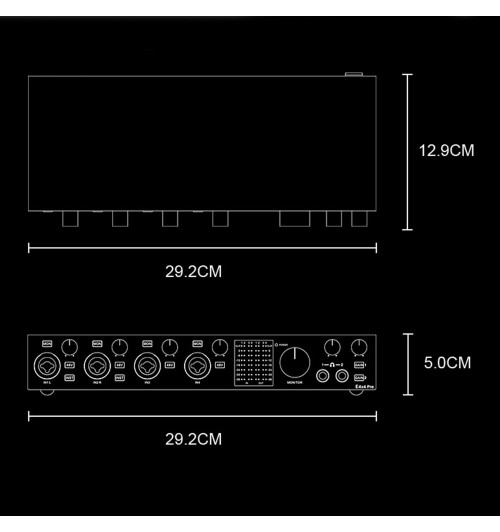 Topping E4x4 Pre - Profesjonalny studyjny interfejs USB audio