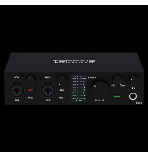 Topping E2x2 - Profesjonalny interfejs USB audio