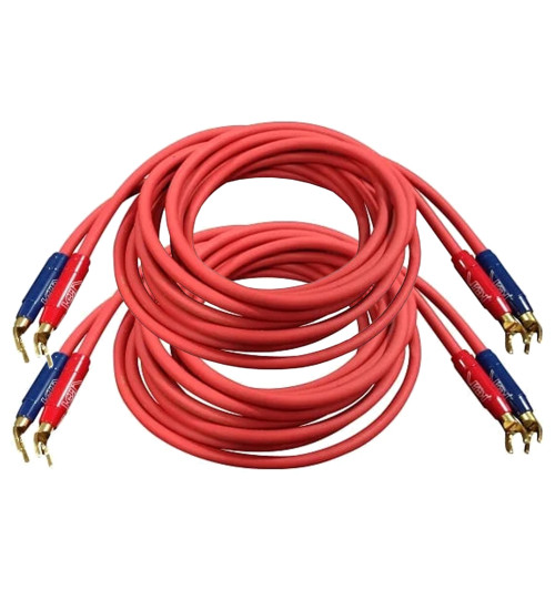 Van den Hul The Revolution Hybrid + Berri Bus - Komplet konfekcjonowanych kabli głośnikowych MC OFC - 4 x 2,5m
