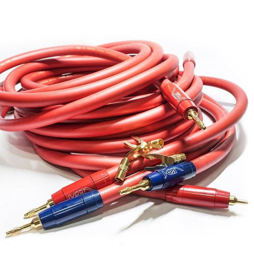 Van den Hul The Revelation Hybrid + Berri Bus - Komplet konfekcjonowanych kabli głośnikowych MC OFC - 4 x 2m