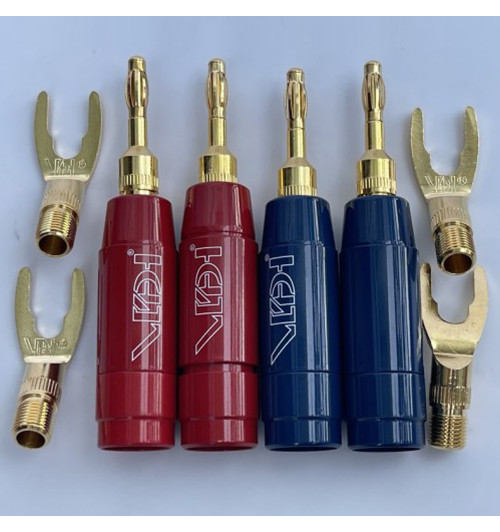 Van den Hul The Revelation Hybrid + Berri Bus - Komplet konfekcjonowanych kabli głośnikowych MC OFC - 4 x 2m