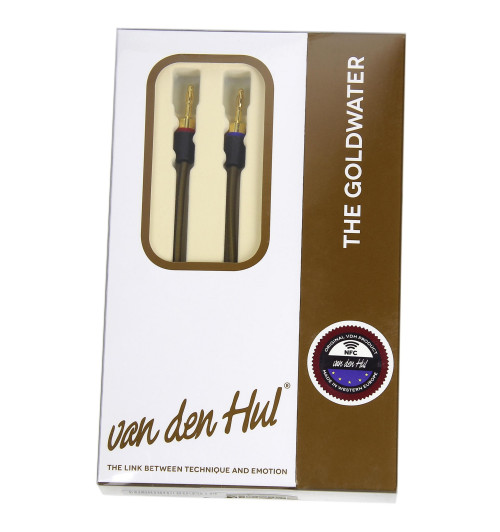 Van den Hul The Goldwater Bananas - Komplet konfekcjonowanych kabli głośnikowych MC OFC 2x1.97mm2 - 2 x 2,5m